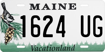 ME license plate 1624UG