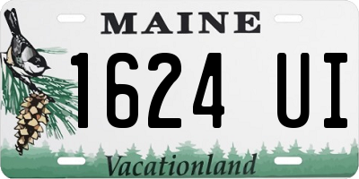 ME license plate 1624UI