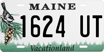 ME license plate 1624UT