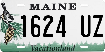 ME license plate 1624UZ