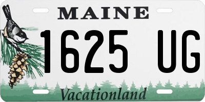 ME license plate 1625UG