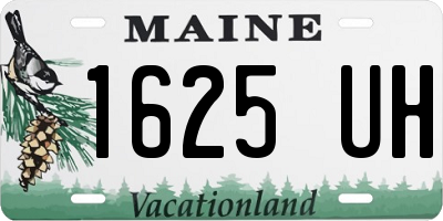 ME license plate 1625UH