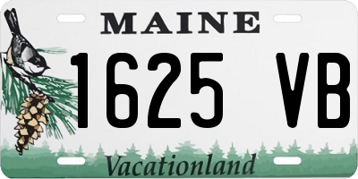 ME license plate 1625VB