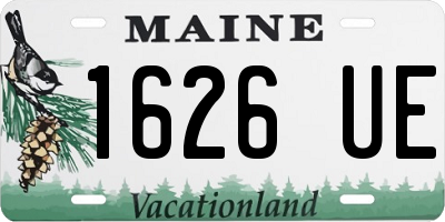 ME license plate 1626UE
