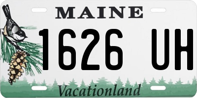 ME license plate 1626UH