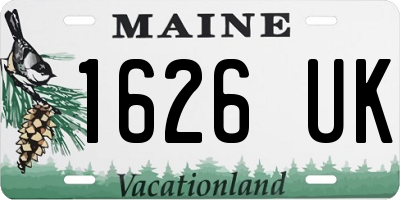 ME license plate 1626UK