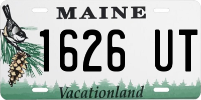 ME license plate 1626UT