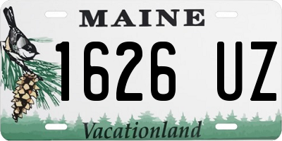 ME license plate 1626UZ