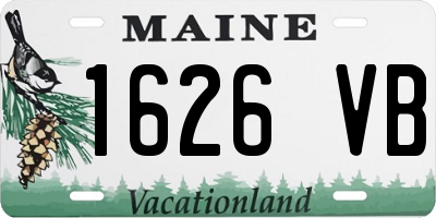 ME license plate 1626VB