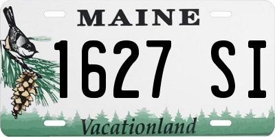 ME license plate 1627SI