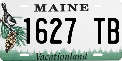 ME license plate 1627TB