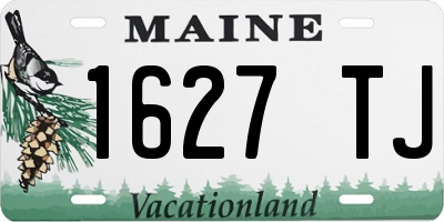 ME license plate 1627TJ
