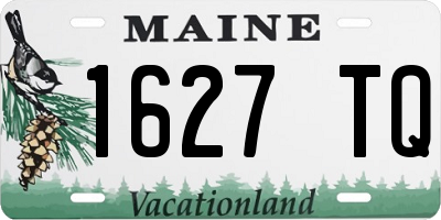 ME license plate 1627TQ
