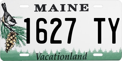 ME license plate 1627TY
