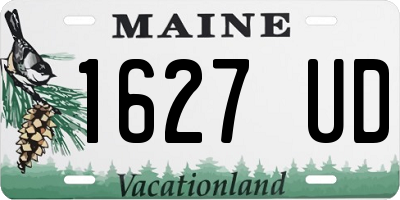 ME license plate 1627UD