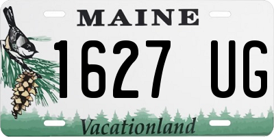 ME license plate 1627UG