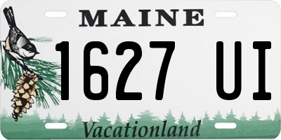 ME license plate 1627UI
