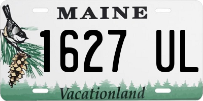ME license plate 1627UL
