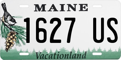 ME license plate 1627US