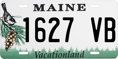 ME license plate 1627VB