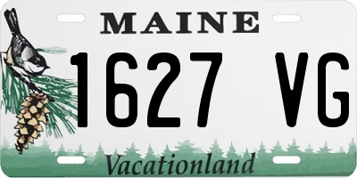 ME license plate 1627VG