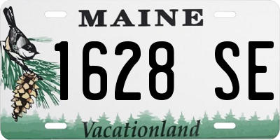 ME license plate 1628SE