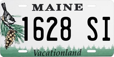 ME license plate 1628SI