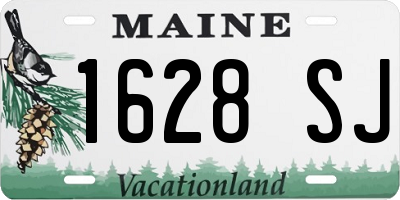 ME license plate 1628SJ