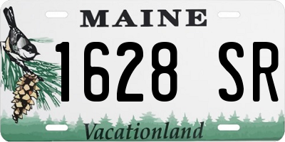 ME license plate 1628SR