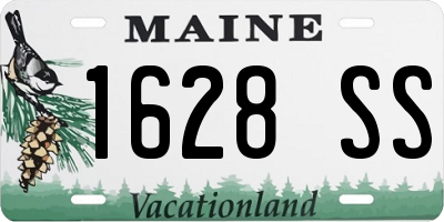 ME license plate 1628SS