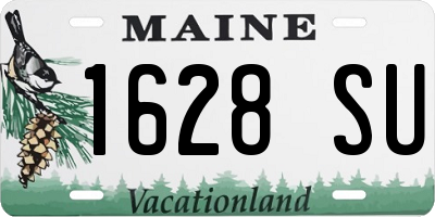 ME license plate 1628SU