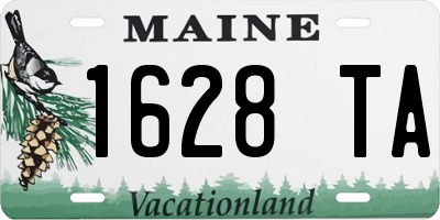 ME license plate 1628TA