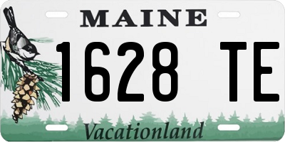 ME license plate 1628TE