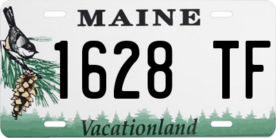 ME license plate 1628TF