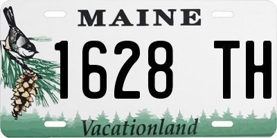 ME license plate 1628TH