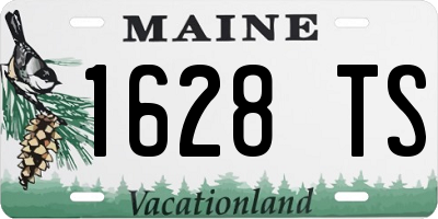 ME license plate 1628TS