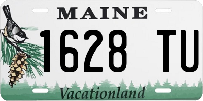 ME license plate 1628TU