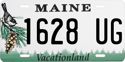 ME license plate 1628UG