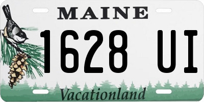 ME license plate 1628UI