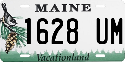 ME license plate 1628UM