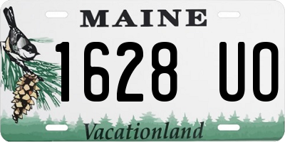 ME license plate 1628UO