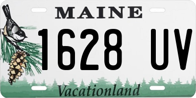 ME license plate 1628UV
