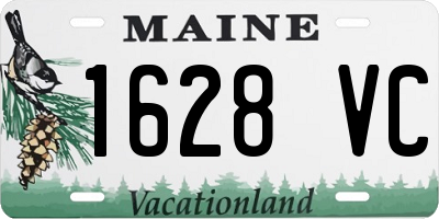 ME license plate 1628VC
