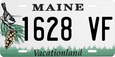 ME license plate 1628VF
