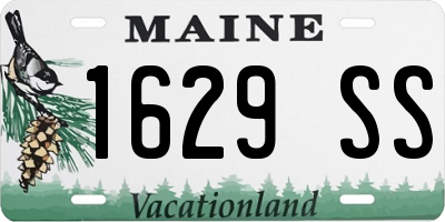 ME license plate 1629SS