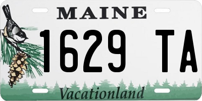 ME license plate 1629TA