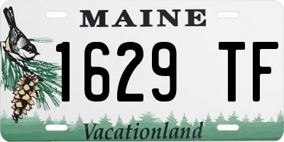 ME license plate 1629TF