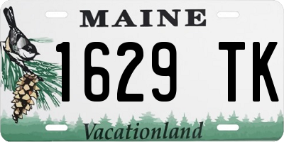 ME license plate 1629TK