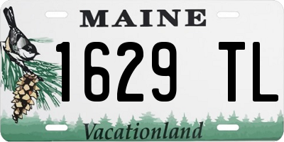 ME license plate 1629TL