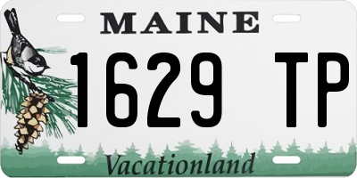 ME license plate 1629TP